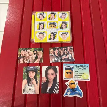 hearts2hearts lemon tang 트레이딩 카드 럭키 드로우