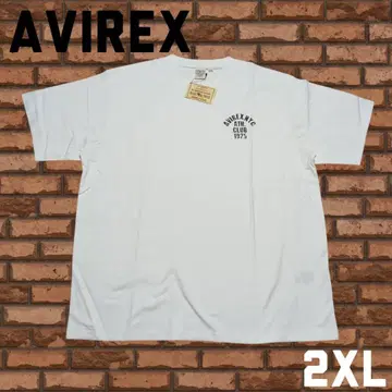 새상품 미사용 AVIREX 아비렉스 T셔츠 2XL 화이트