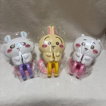치이카와 모몽가 토끼 빨래집게 3종 세트
