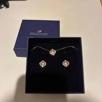 SWAROVSKI 목걸이 귀걸이 세트