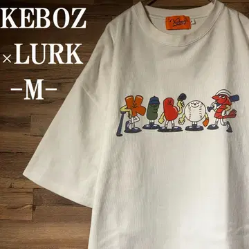 KEBOZ x LURK 헤비웨이트 콜라보T셔츠 KBIG/야구/화이트 M