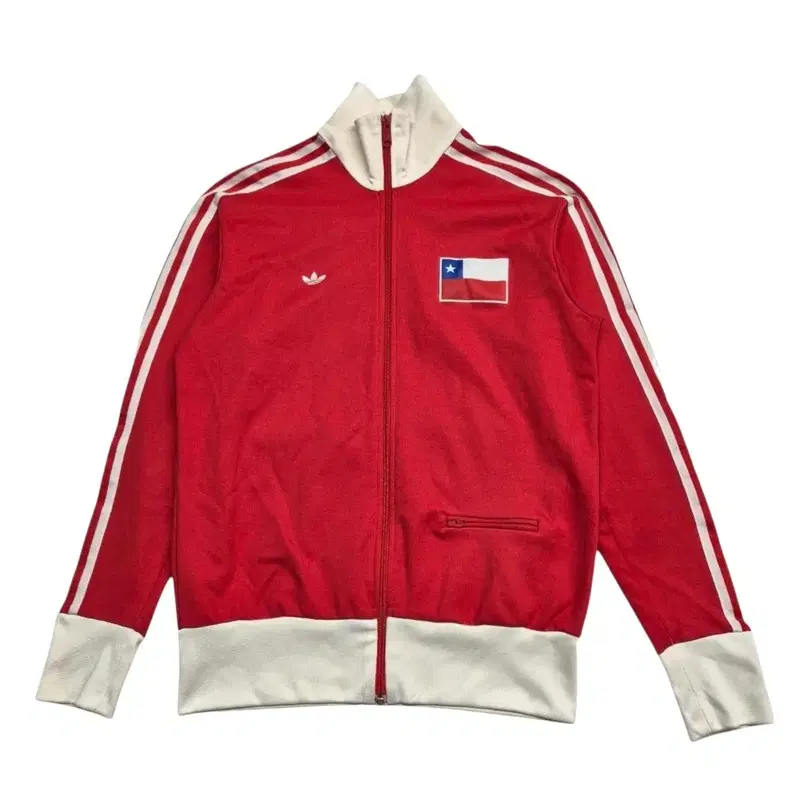 100) adidas 아디다스 칠레 트랙탑 져지 자켓 빨/흰