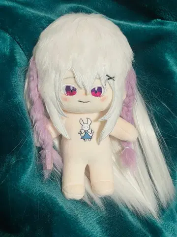 사제 봉제인형 옷 갈아입기 봉제인형 20cm 오리지널 디자인 화이트 래빗