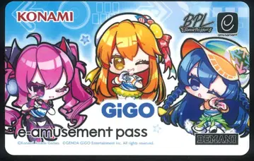 KONAMI e-amusement pass BPL GIGO