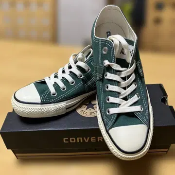 Converse All Star 로우컷 다크 그린