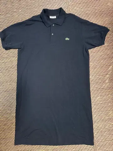 LACOSTE 라코스테 반팔 피케 셔츠 원피스 블랙 사이즈 38