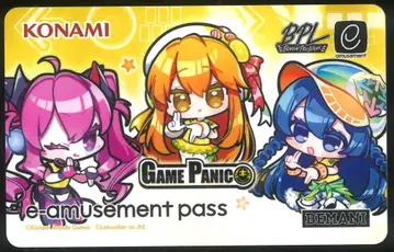 KONAMI e-amusement pass BPL GAME PANIC