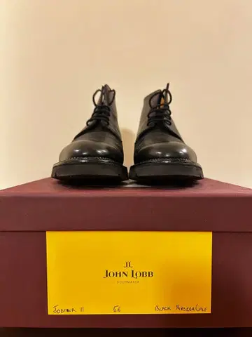 John Lobb Jodhpur II Black Museum Calf