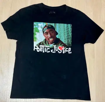 Poetic Justice 투팍 티셔츠 2pac 구제 의류 hiphop