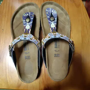 BIRKENSTOCK 플립플랍 꽃무늬 사이즈 39 25cm