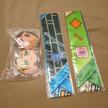 [죠죠의 기묘한 모험] JOJO WORLD 마루 봉제 인형 리본 스카프