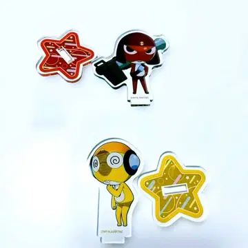 개구리 중사 케로로 아크릴 스탠드 기로로 쿠루루 2종 세트