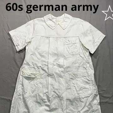 60s 독일군 써지컬 가운 메디컬 스모그