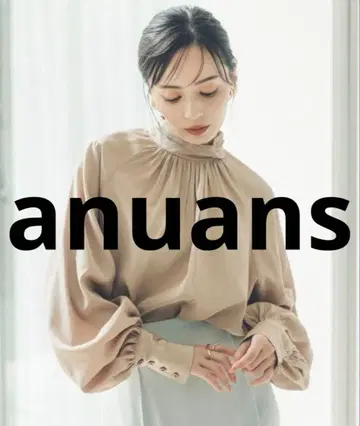 새상품급 anuans 긴팔 블라우스 FREE 베이지 여성용