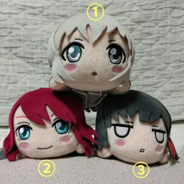 BanG Dream! 걸즈 밴드 파티! 누워있는 봉제 인형 3개 세트