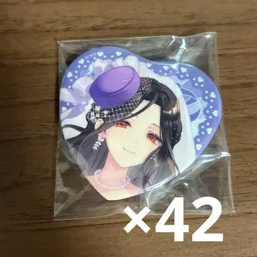 시라유키 토모에 Prism Heart June Bride 캔뱃지 42점