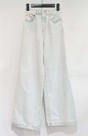 EMPORIO ARMANI 아르마니 포켓 자수 와이드 데님 팬츠