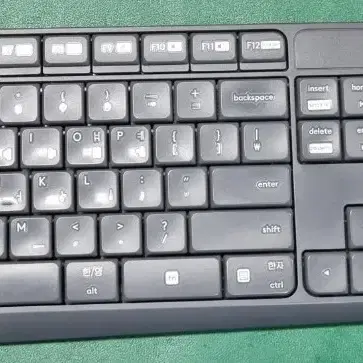 로지텍 k235 m185 무선 마우스 키보드 세트 팜