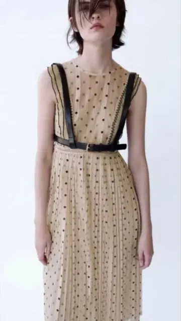ZARA 롱 원피스 도트