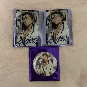BLEACH LAM 캔뱃지 아크릴 카드 아이젠 소스케