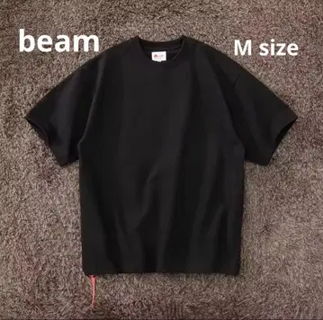 [ 새상품 ] beams Japan 빔즈 헤비 웨이트 T셔츠 블랙 M