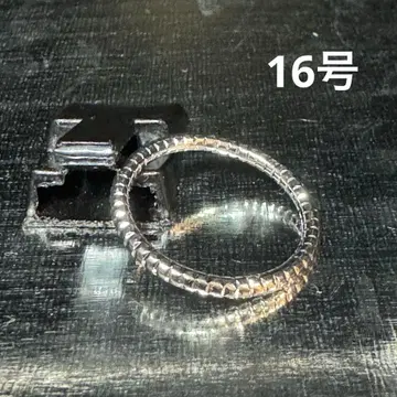 빈티지 패션 반지 실버 16호 얇은 반지 컷 반지