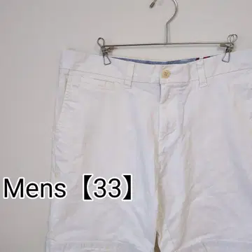 D144 [ US 수입 ] 타미힐피거 숏팬츠 [ 남성용 33 ] 화이트
