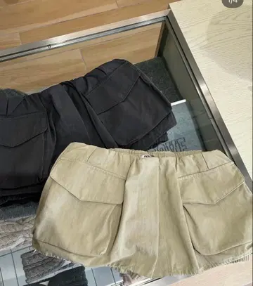 grove 한국 카고 미니 스커트 그레이