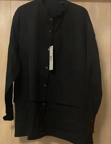 UNIQLO +J 수피마 코튼 셔츠 자켓 블랙 3XL