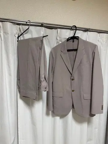 남성용 비즈니스 정장 셋업 그레이지 무인양품 오피스 캐주얼