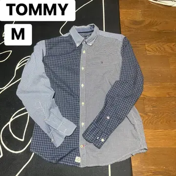 TOMMY HILFIGER 크레이지 패턴 긴팔 셔츠 M 사이즈