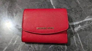MICHAEL KORS 3단 폴더형 지갑 레드