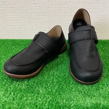 새상품급 Re:getA 가죽 신발 슬립온 스트랩 일본제