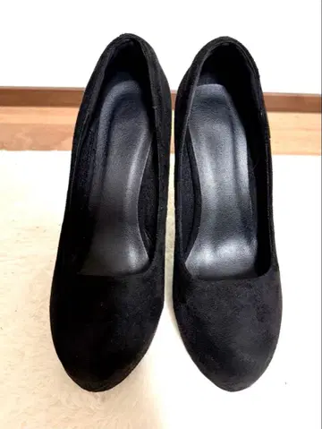 캬바힐 하이힐 펌프스 22.5cm 블랙 결혼식 파티