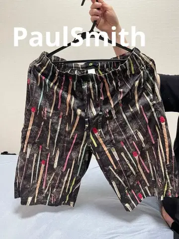 가격 인하 레어 PaulSmith 필통 연필 패턴 하프 팬츠