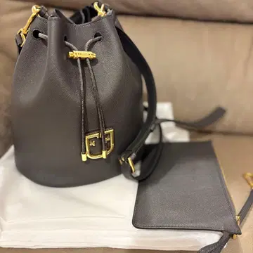 FURLA 복조리형 숄더백 그레이