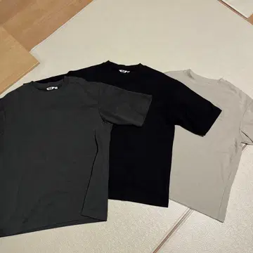 UNIQLO U 크루넥 오버사이즈 T셔츠 3개 세트 L 사이즈