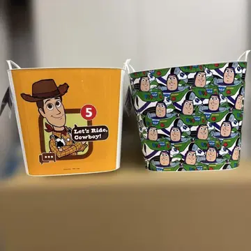 토이 스토리 플래티넘 잡화 빅 버킷 세탁 바구니 2종