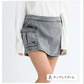 록시 데님 스코트 숏팬츠