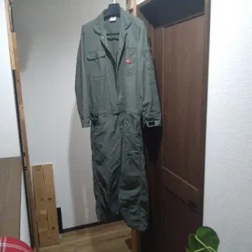 Dickies 작업복 카키 올인원