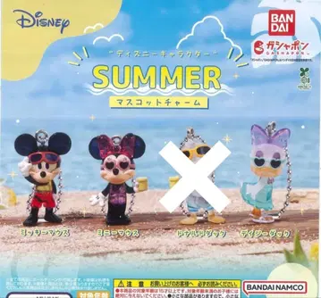 디즈니 캐릭터 SUMMER 마스코트 참