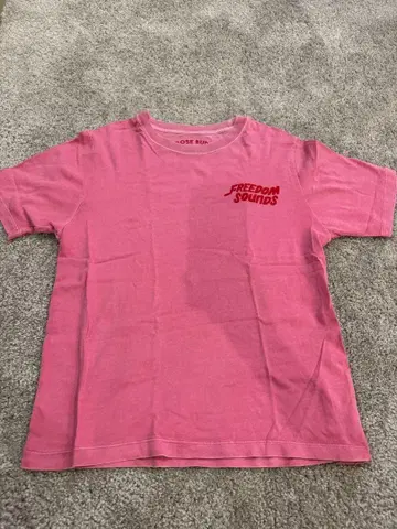 새상품급 ROSE BUD 빈티지풍 반팔 T셔츠 pink Msize