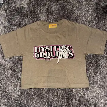 HYSTERIC GLAMOUR 반팔 T셔츠 크롭 기장
