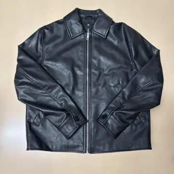H&M 페이크 가죽 자켓 남성용 M 블랙 미사용