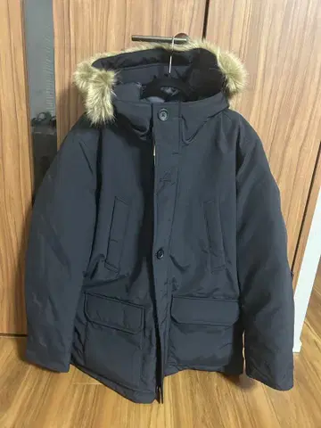 UNIQLO 논퀼트 다운 자켓 네이비 XXL