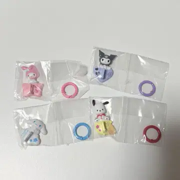 산리오 키링 행거 4종 세트