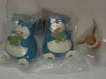 포켓몬 캡슐 토이 카비곤 이브이 피규어 3종 세트
