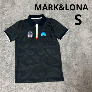 MARK&LONA 하프 지퍼 피케 셔츠 카모플라주 스컬 S