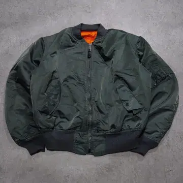 80s 90s ALPHA INDUSTRIES MA-1 USA제 L