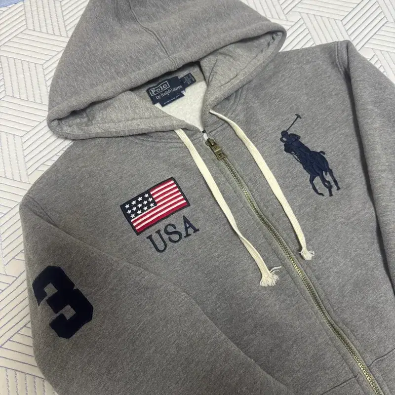 폴로 랄프로렌 빅포니 성조기 USA 후드집업